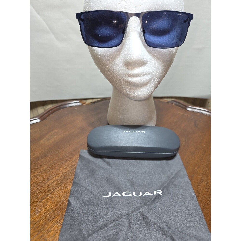 Jaguar 37508-3100 B47 Sunglasses Blue Lens 59-16-145 Germany Menrad w Case